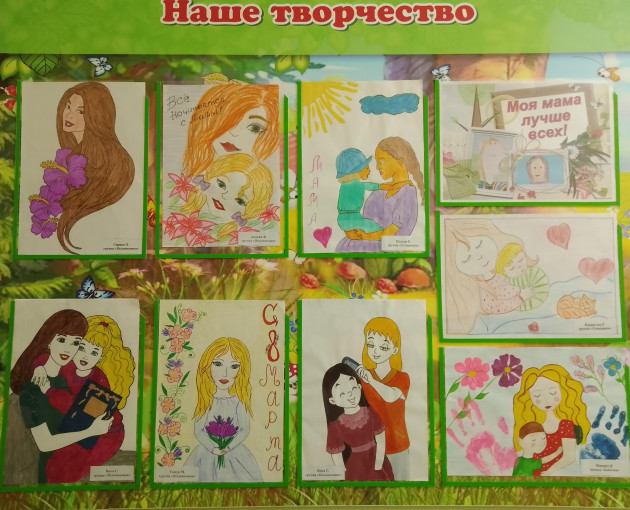 Выставка рисунков "Моя мама лучше всех" Выставка рисунков "Моя мама лучше всех".